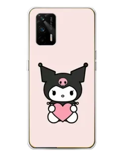 Чехол для Realme GT 5G с картинкой «Kuromi и сердце» Чехол для Realme GT 5G с картинкой «Kuromi и сердце»