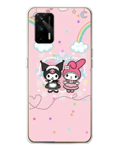 Чехол для Realme GT 5G с картинкой «My Melody и Kuromi»
