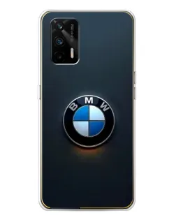 Чехол для Realme GT 5G с картинкой «Логотип BMW — минимализм»