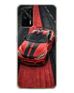 Чехол для Realme GT 5G с картинкой «BMW на красной дорожке»