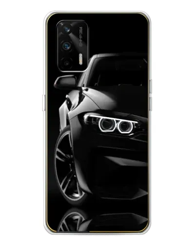 Чехол для Realme GT 5G с картинкой «Черная BMW — профиль» Чехол для Realme GT 5G с картинкой «Черная BMW — профиль»