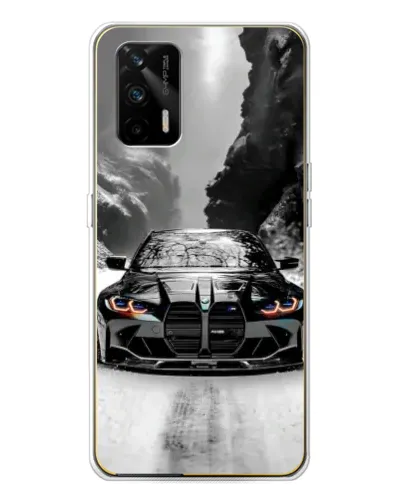 Чехол для Realme GT 5G с картинкой «BMW — акварельный дрифт» Чехол для Realme GT 5G с картинкой «BMW — акварельный дрифт»