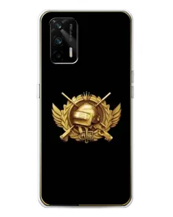 Чохол для Realme GT 5G з картинкою «PUBG — помаранчевий градієнт» Чохол для Realme GT 5G з картинкою «PUBG — помаранчевий градієнт»
