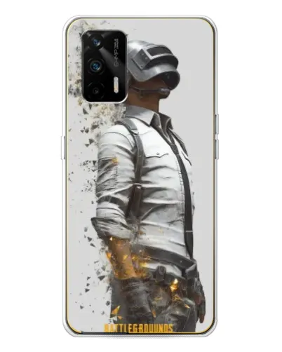 Чехол для Realme GT 5G с картинкой «PUBG — боец в пыли» Чехол для Realme GT 5G с картинкой «PUBG — боец в пыли»