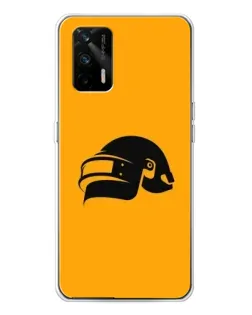 Чехол для Realme GT 5G с картинкой «PUBG — золотой шлем»