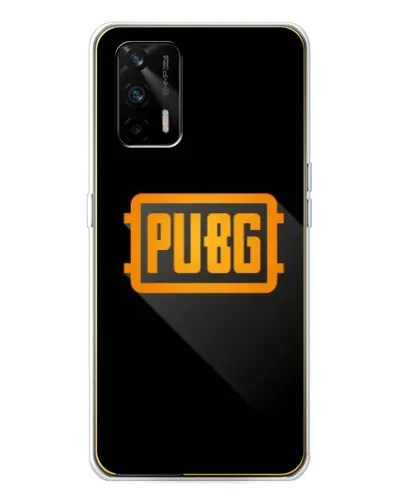 Чехол для Realme GT 5G с картинкой «PUBG — рамка лого» Чехол для Realme GT 5G с картинкой «PUBG — рамка лого»