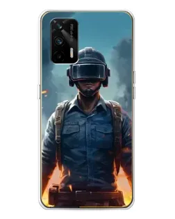Чехол для Realme GT 5G с картинкой «PUBG — реалистичный герой»