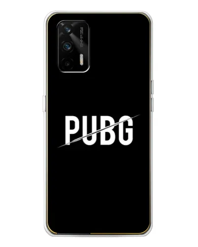 Чехол для Realme GT 5G с картинкой «PUBG — белый логотип» Чехол для Realme GT 5G с картинкой «PUBG — белый логотип»