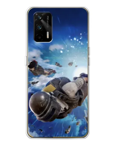 Чехол для Realme GT 5G с картинкой «Десант PUBG — прыжок» Чехол для Realme GT 5G с картинкой «Десант PUBG — прыжок»