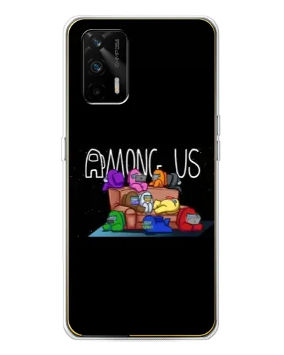 Чехол для Realme GT 5G с картинкой «Логотип Among Us» Чехол для Realme GT 5G с картинкой «Логотип Among Us»