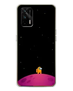 Чехол для Realme GT 5G с картинкой «Одинокий герой на планете» Чехол для Realme GT 5G с картинкой «Одинокий герой на планете»