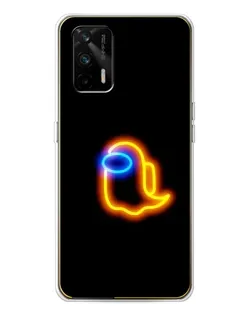 Чехол для Realme GT 5G с картинкой «Among Us неоновое сияние» Чехол для Realme GT 5G с картинкой «Among Us неоновое сияние»