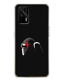 Чехол для Realme GT 5G с картинкой «Among Us шлем» Чехол для Realme GT 5G с картинкой «Among Us шлем»