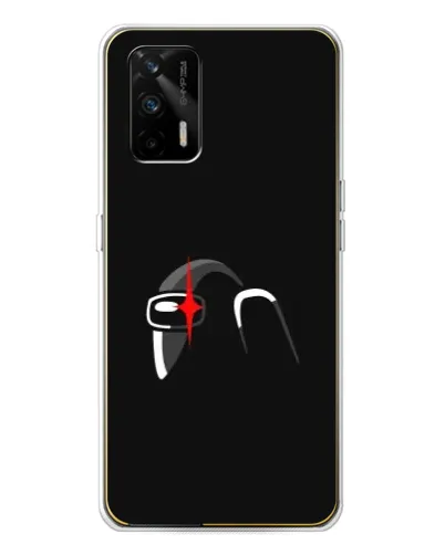 Чехол для Realme GT 5G с картинкой «Among Us шлем» Чехол для Realme GT 5G с картинкой «Among Us шлем»