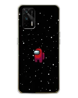 Чехол для Realme GT 5G с картинкой «Красный Among Us» Чехол для Realme GT 5G с картинкой «Красный Among Us»