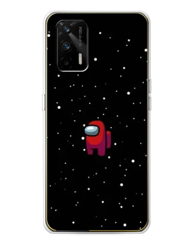 Чехол для Realme GT 5G с картинкой «Красный Among Us» Чехол для Realme GT 5G с картинкой «Красный Among Us»