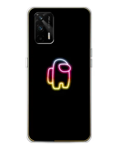 Чехол для Realme GT 5G с картинкой «Among Us градиент» Чехол для Realme GT 5G с картинкой «Among Us градиент»