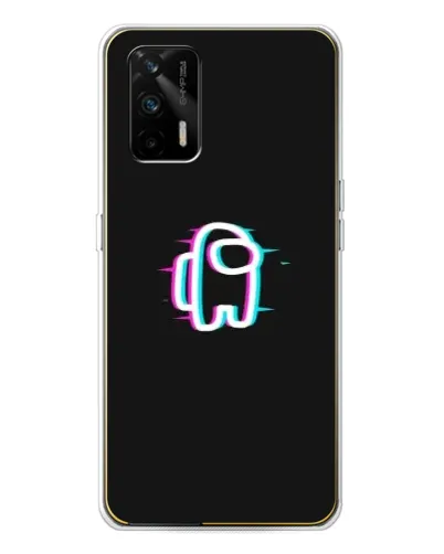 Чехол для Realme GT 5G с картинкой «Among Us неон» Чехол для Realme GT 5G с картинкой «Among Us неон»