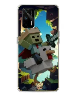 Чохол для Realme GT 5G з картинкою «Стів та гусь» Чохол для Realme GT 5G з картинкою «Стів та гусь»