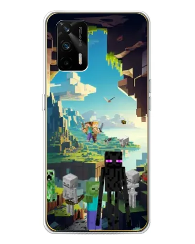 Чехол для Realme GT 5G с картинкой «Эндермен в лесу» Чехол для Realme GT 5G с картинкой «Эндермен в лесу»