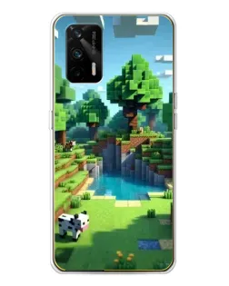 Чохол для Realme GT 5G з картинкою «Minecraft літній день» Чохол для Realme GT 5G з картинкою «Minecraft літній день»