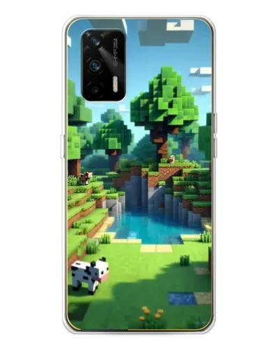 Чехол для Realme GT 5G с картинкой «Minecraft летний день» Чехол для Realme GT 5G с картинкой «Minecraft летний день»