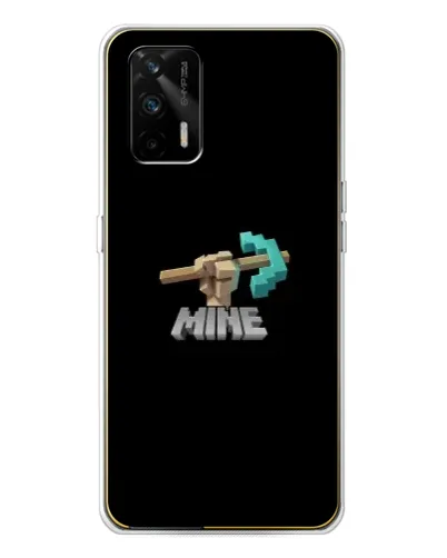 Чехол для Realme GT 5G с картинкой «Алмазная кирка» Чехол для Realme GT 5G с картинкой «Алмазная кирка»