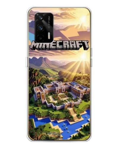 Чехол для Realme GT 5G с картинкой «Minecraft панорама» Чехол для Realme GT 5G с картинкой «Minecraft панорама»