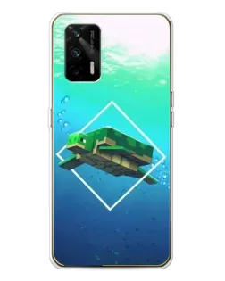 Чохол для Realme GT 5G з картинкою «Черепаха Minecraft» Чохол для Realme GT 5G з картинкою «Черепаха Minecraft»
