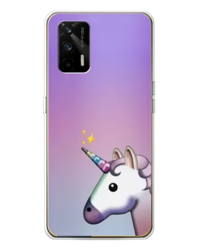 Чехол для Realme GT 5G с картинкой «Единорог градиент» Чехол для Realme GT 5G с картинкой «Единорог градиент»