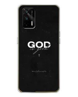 Чехол для Realme GT 5G с картинкой «GOD — Бог над всем»