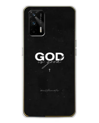 Чехол для Realme GT 5G с картинкой «GOD — Бог над всем»