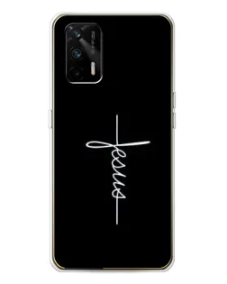 Чехол для Realme GT 5G с картинкой «Тонкая линия веры»