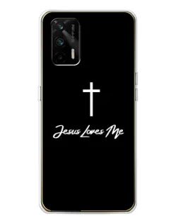 Чехол для Realme GT 5G с картинкой «Иисус любит тебя»