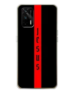 Чехол для Realme GT 5G с картинкой «Красная линия веры»