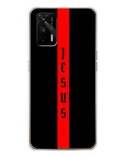 Чехол для Realme GT 5G с картинкой «Красная линия веры»