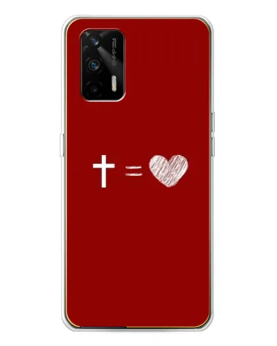 Чехол для Realme GT 5G с картинкой «Уравнение любви» Чехол для Realme GT 5G с картинкой «Уравнение любви»
