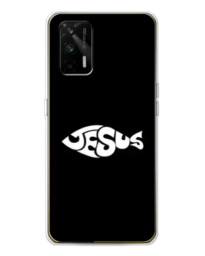 Чехол для Realme GT 5G с картинкой «Рыба Jesus» Чехол для Realme GT 5G с картинкой «Рыба Jesus»