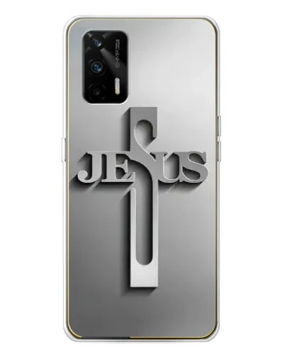 Чехол для Realme GT 5G с картинкой «Металлический крест Jesus» Чехол для Realme GT 5G с картинкой «Металлический крест Jesus»