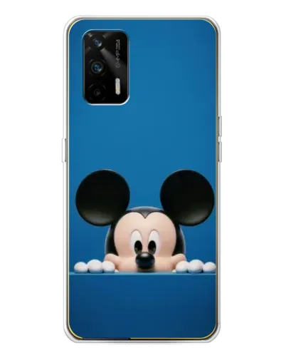Чехол для Realme GT 5G с картинкой «Микки выглядывает»