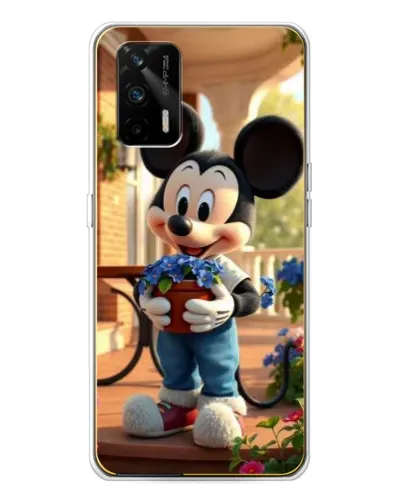 Чехол для Realme GT 5G с картинкой «Микки садовод»