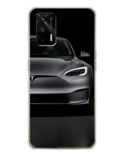 Чехол для Realme GT 5G с картинкой «Tesla Model S Look»
