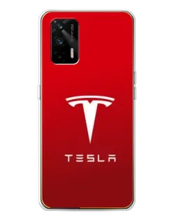 Чехол для Realme GT 5G с картинкой «Tesla Red Classic»