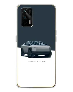 Чохол для Realme GT 5G з картинкою «Сріблястий Cybertruck Tesla» Чохол для Realme GT 5G з картинкою «Сріблястий Cybertruck Tesla»