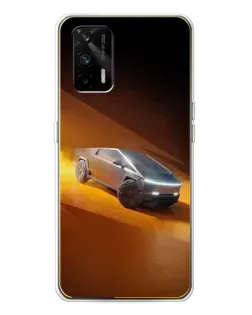 Чохол для Realme GT 5G з картинкою «Cybertruck у пустелі» Чохол для Realme GT 5G з картинкою «Cybertruck у пустелі»