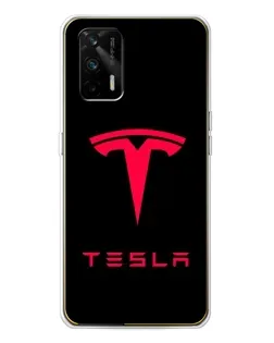 Чохол для Realme GT 5G з картинкою «Tesla Red Logo» Чохол для Realme GT 5G з картинкою «Tesla Red Logo»