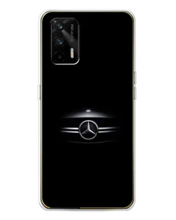 Чехол для Realme GT 5G с картинкой «Mercedes — абстрактные линии»