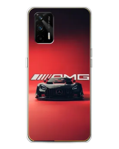 Чехол для Realme GT 5G с картинкой «Mercedes AMG — красная линия»
