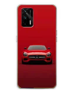 Чехол для Realme GT 5G с картинкой «Красный Mercedes AMG»