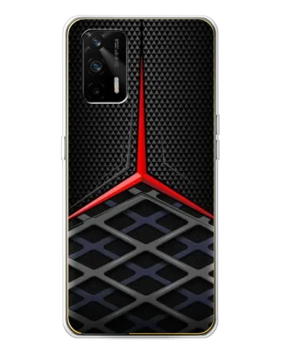 Чехол для Realme GT 5G с картинкой «Mercedes Carbon Grid»